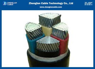 China ² acorazado ISO 9001 del ² 95m m del ² 70m m del CU O de AL Underground 50m m del cable de transmisión de 4 bases en venta