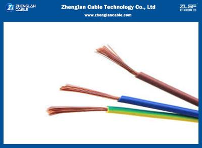中国 銅ケーブルの家の絶縁される電気配線ケーブルBVの多目的1.5mm2単心ポリ塩化ビニール 販売のため