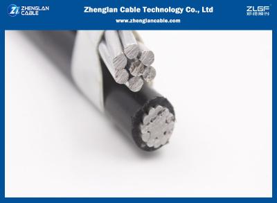 China XLPE isolam a baixa tensão de alumínio ABC cabografam o fio de gota frente e verso IEC60502-1 do serviço 2x16 à venda