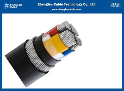 Chine cable électrique blindé en aluminium de fil d'acier de câble de 1.1kv al/pvc/pvc/swa/pvc 3x70+1x35mm2 à vendre