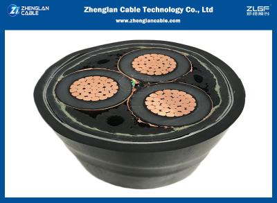 China Steel Tape Armored XLPE Insulated Power Cable PVC Sheathed Electric 26/ 25 KV 3 Core 240sqmm for sale