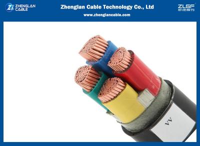 China el Pvc del cable de transmisión de la baja tensión de 1kv LV 4x25sqmm Cu/Pvc/Pvc aisló el cable de aluminio en venta