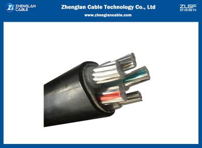 China 1kv 3x25+2x16sqmm Al/Xlpe/Pvc Aluminum Low Voltage Power Cable As Per IEC60502-1 for sale