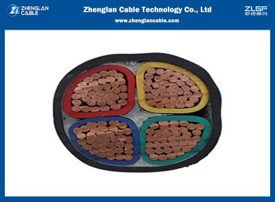 China CU/AL 0.6/1KV 4 Cores XLPE SWA/STA Low Voltage Power Cable Armoured And Non Armored for sale