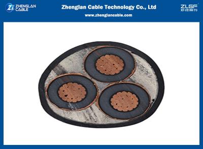 China 3 Core XLPE Insulated Copper Unarmoured Cable 50mm 95mm 120mm 185mm 240mm 300mm 400mm IEC60502 for sale