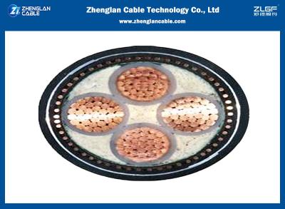 中国 0.6/1KV 4中心の低電圧XLPEポリ塩化ビニール ケーブルCU/XLPE/PVC 4x50sqmm IEC60502-1 販売のため