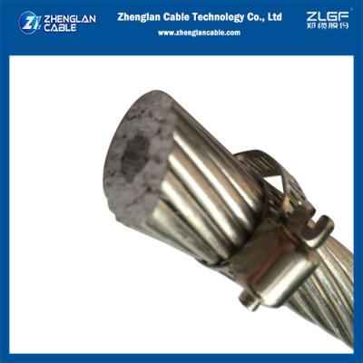 China ACSR 2AWG Overhead Bare Aluminum Conductor With Steel Reinforced ASTM232/232M for sale