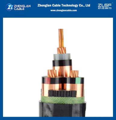 China Lszh que la transmisión media del voltaje cable 15kv Xlpe aisló el cable de transmisión en venta