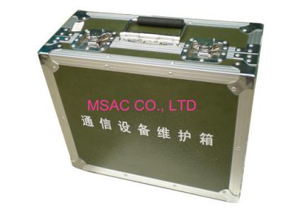 Китай MDF 5 алюминиевой переносной сумки оборудования износоустойчивый с зеленой огнеупорной панелью продается