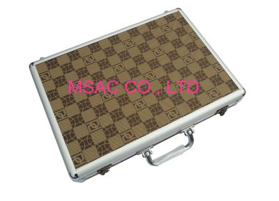 China Durable Padded Aluminum Case Big Space , Red Lining Aluminum Tool Case for sale