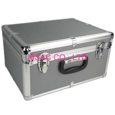 China Custom Silver Aluminum Carrying Case 90 Degree Open For Tool Packing for sale