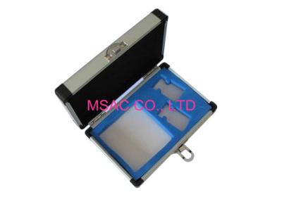 China Silver Aluminum Carrying Case 90 Degree Open With Lock Moistureproof for sale