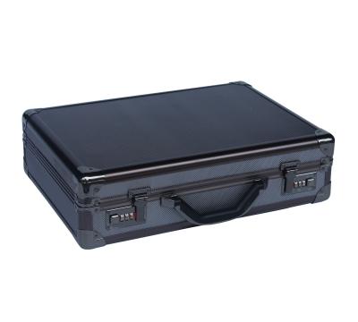 China Multi - Purpose  Black Aluminium Briefcase , Pilot Aluminum Attache Briefcase for sale