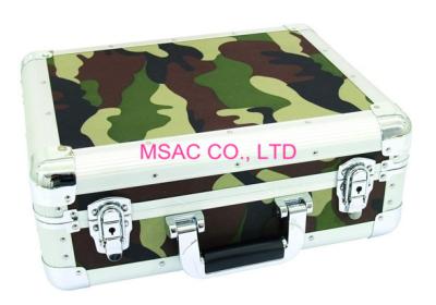 China Waterproof Aluminum DVD Storage Case With Dividers Inside 3.8mm Thickness Colorful PVC Panel for sale