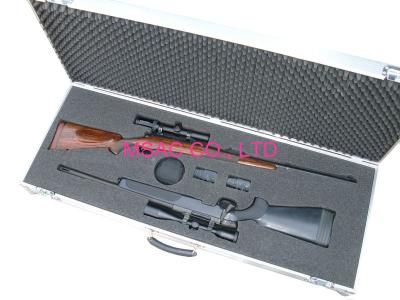 中国 MS -銃- 12アルミニウム銃箱のサイズL1200 X W250 X H75mmはのためのライフルを運ぶ 販売のため