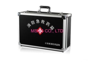 China Medical Devices Aluminum Medical Box , Metal First Aid Kit For Cars / Home for sale