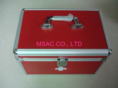 China Doctor Metal First Aid Box Multi - Purpose , Light Weight Aluminum Medical Case for sale