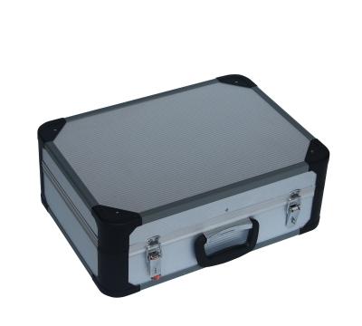 China Silver And Black Aluminium First Aid Box Aluminum Doctor Carrying Case for sale