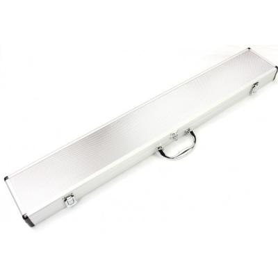 China Aluminum Cue Case For TWO Centre Jointed Cues Silver for sale