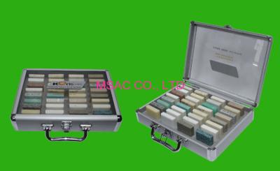 China Carry Cases Size de aluminio L300 X W330 X H120mm del caja de presentación MS-Stone-08/de mármol en venta