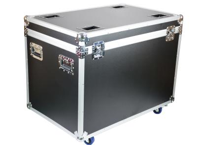 China Reinforce Ball Corner Aluminum Flight Transport Case With Wheels 8mm Thickness Plywood Panel for sale