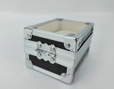 China Aluminum Watch Display Case Small Watch Carry Case For One Watch for sale