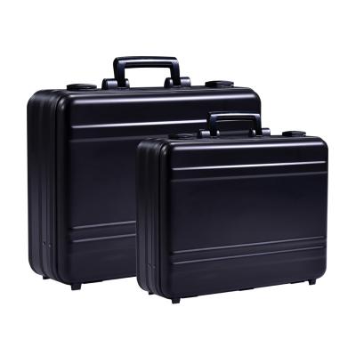 China MS-M-01 B Anodize Black Aluminum Briefcase Aluminum Attache Tool Case for sale