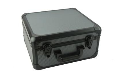 China Iron Grey Aluminum Watches Display Box Aluminum Watch Carry Case for sale