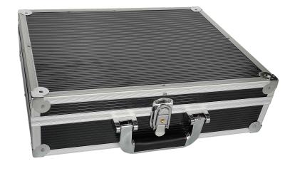 China Custom Made Light Weight Black Aluminum Tool Case With Foam for sale