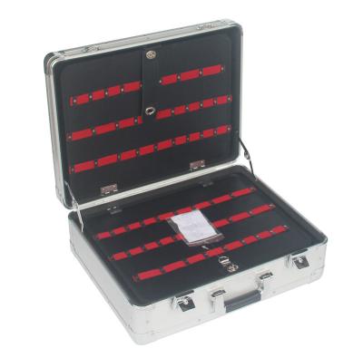 中国 銀製アルミニウム工具箱3.5キログラム、携帯用注文アルミニウム用具のブリーフケース 販売のため
