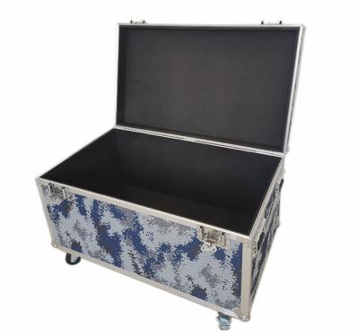 China Large Aluminum Flight Cases PVC Flight Case Empty For Carrying Army Tools for sale