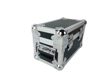 China Small Flight Case Black Transport Equipment Carrying Cases With CNC Milled Foam for sale