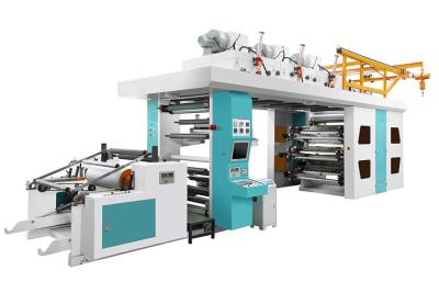 China o tipo central de alta velocidade papel térmico do cilindro 6color de papel de embalagem revestiu a máquina imprimindo flexographic de papel à venda