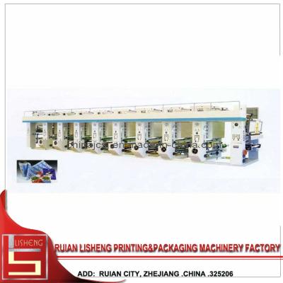 China 1 - 8 Color Small Rotogravure Printing Machine For Rolled Plastic for sale