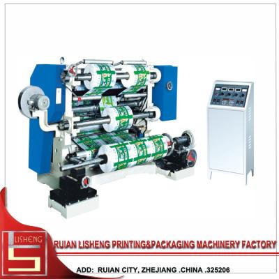 China Double - shaft Polyster Plastic Film slitting machine with CE Certificate for sale