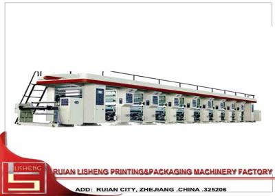 China Automatic Rotogravure Printing Machine with Double unwinding shaft unwind for sale