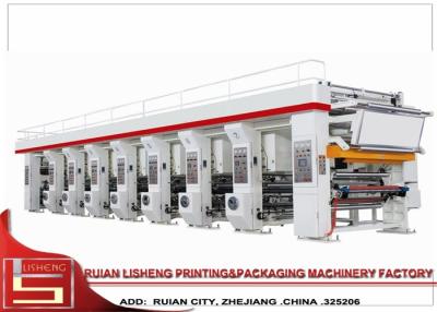 China 8 Color Flexo Printing Machine with Closed - loop tension control for sale