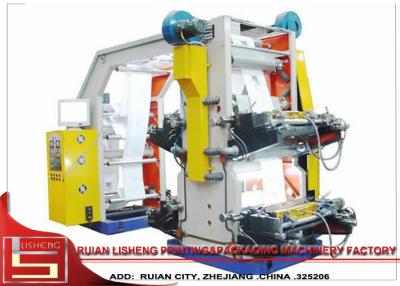 China Multi - color Paper Flexo Printing Machine With Doctor Blade PE / PP for sale
