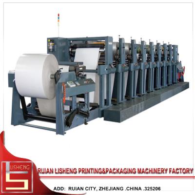 China Full Automatic Wide Web Flexo Printing Machine for Film Paper Bag for sale