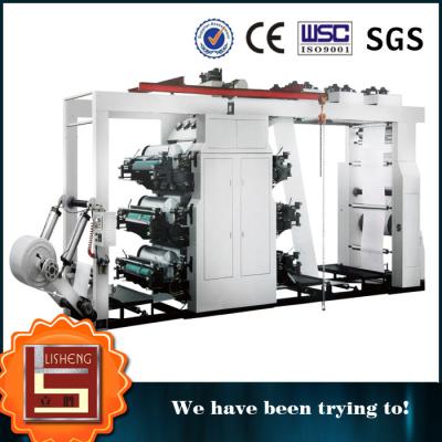 China energy saving 6 Color Web High Speed Flexo Printing Machine With Boat for sale