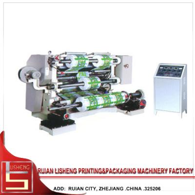 China Vertical adhesive tape High Speed slitting machine , paper roll slitter rewinder machine for sale