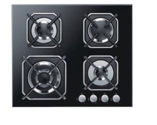 China Four Burners Gas Cooker Hob High Safety For Home Kitchen SS Surface Material for sale