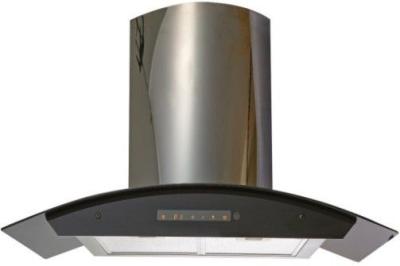 China 430 Stainless Steel Wall Mount Range Hood With Well Balanced Metal Fan for sale