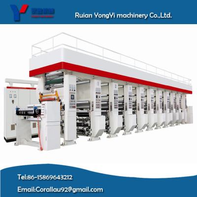 China Strong Quality High Speed 160m/Min 1-8 Colors Gravure Press Rotogravure Printing machine for sale