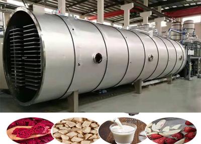 China Control por PLC del secador de congelación con vacío de alimentos de gran tamaño 500 kg/partido en venta