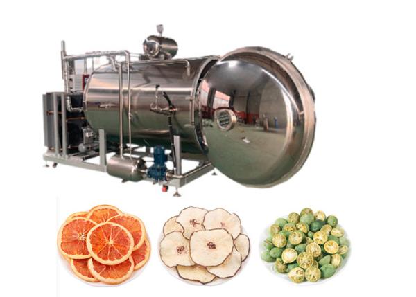 Quality Medium Food Vacuum Freeze Drying Machine 100kg/Batch for sale