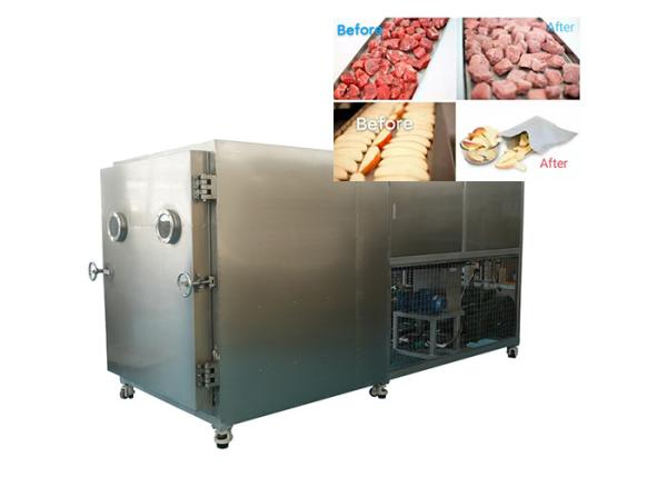 Quality Food Industrial Freeze Dryer 200 Kg/Batch PLC Control Air Cooling for sale