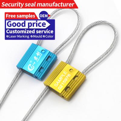 China JCCS002   1.5mm aluminum alloy cable wire seal for sale