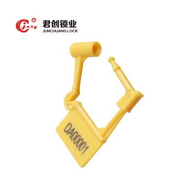 China JCSY JCPL002 cheap price chinese quality seals plastic numbered security crash carts padlock seals for sale
