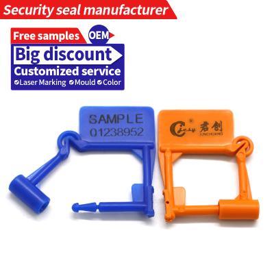China Container Airline Plastic Padlock Security Seal JCPL002 Customized Color for sale